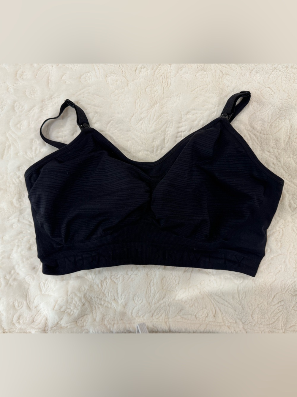 Kindred Bravely Pumping and Nursing Bralette Black